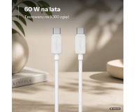 USAMS Kabel KY Series US-SJ696 60W USB-C do USB-C 2m biały - 1569045 - zdjęcie 2
